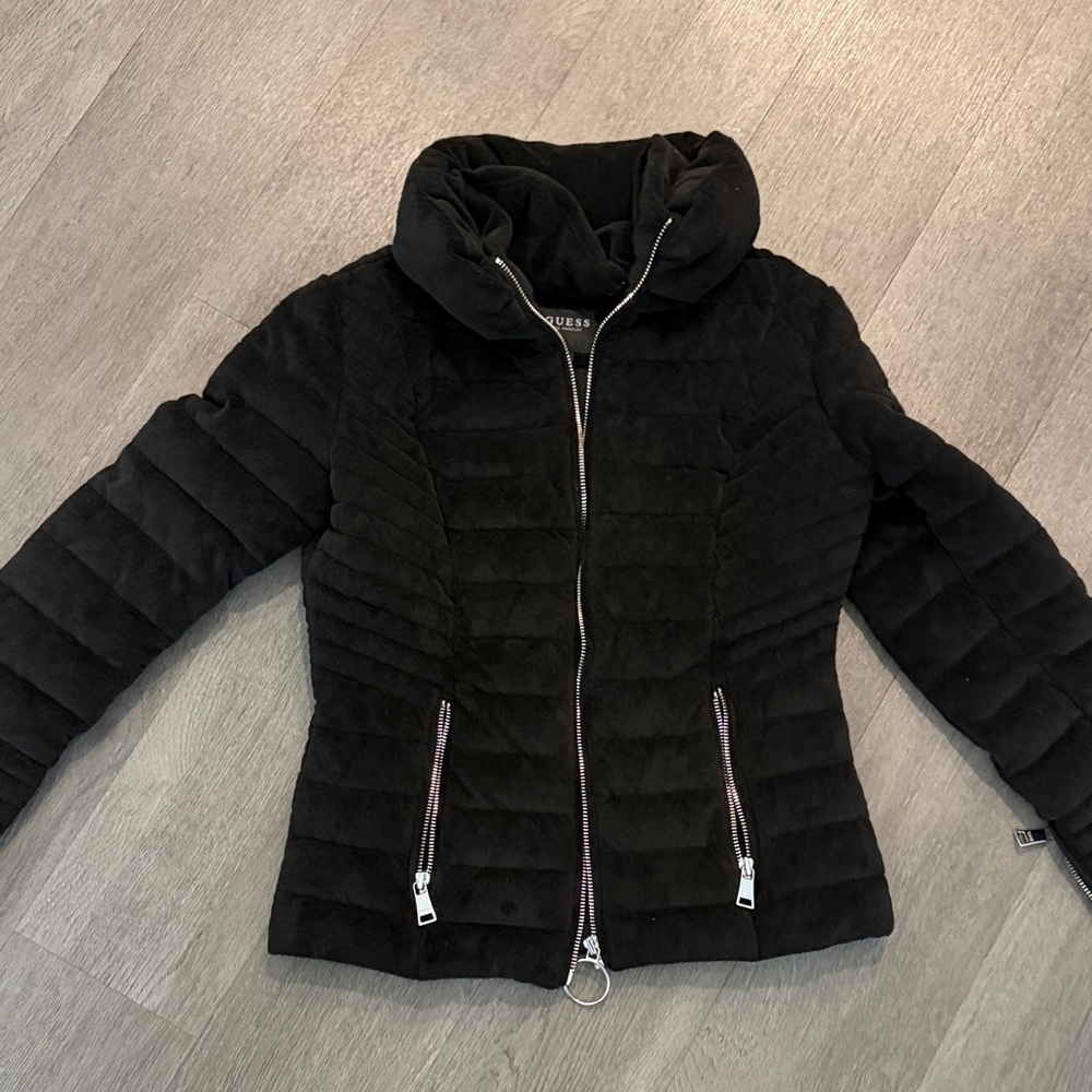 Guess Black Puffer Jacket